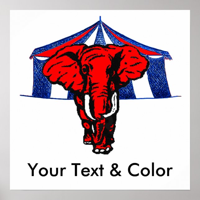 Republikanischer Premierminister Elephant POSTER P (Vorne)