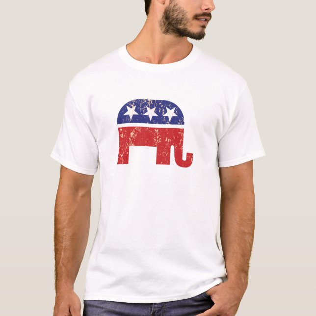 Republikanischer ursprünglicher Elefant T-Shirt (Vorderseite)