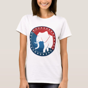 Republikanisches Elefant-Logo T-Shirt