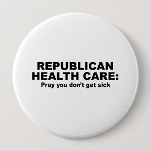 Republikanisches Gesundheitswesen - beten Sie Sie Button
