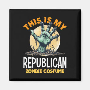 Republikanisches Halloween-Zombie-Passungskostüm Magnet
