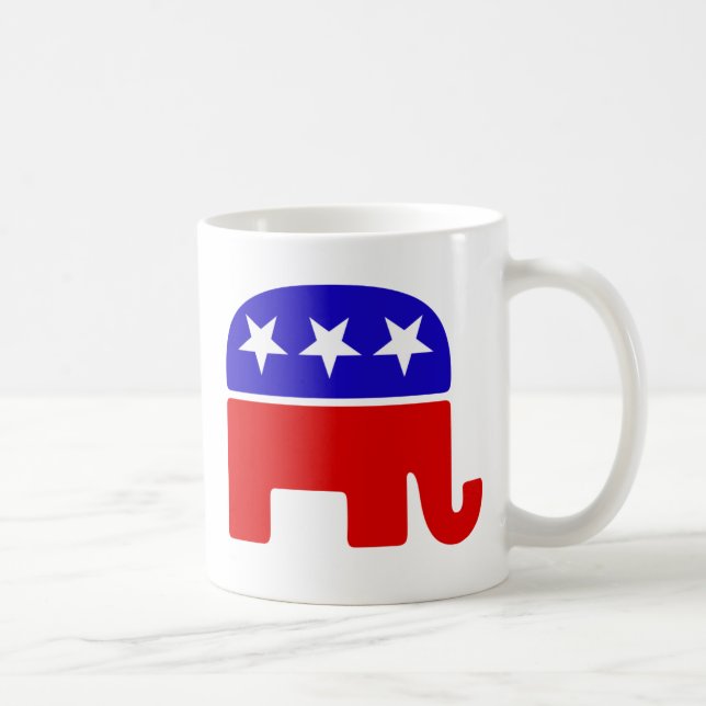 Republikanisches Logo Kaffeetasse (Rechts)