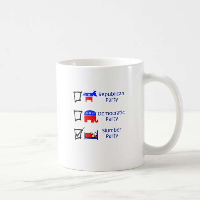 Republikanisches Party, demokratisches Party, Kaffeetasse (Rechts)