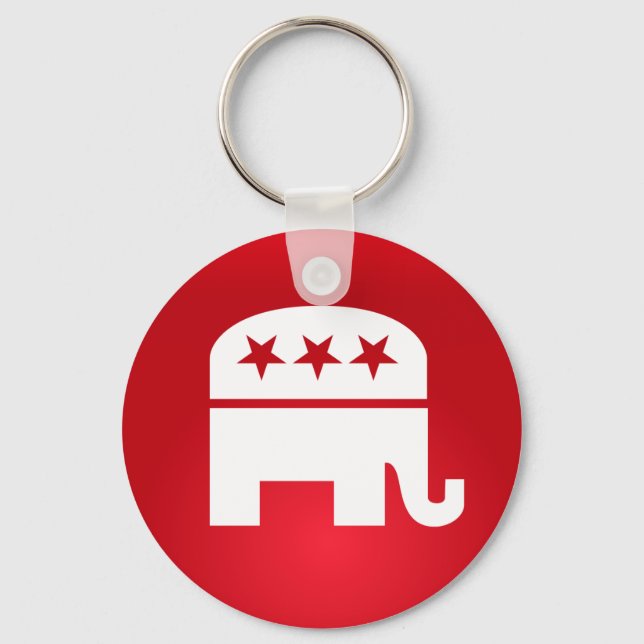 republikanisches Party-Logo Schlüsselanhänger (Vorderseite)