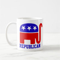 Republikanisches Party Pinocchio Tasse