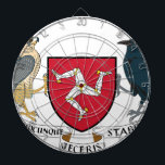 Republikanisches Wappen Isle of Mans - Manx Emblem Dartscheibe<br><div class="desc">Republikanisches Wappen Isle of Mans - Manx Emblem - Brattagh Vannin  
Wappen,  Land,  Emblem,  Flagge,  Insel,  Insel des Mannes,  Insel der Mannflagge,  Mann,  manx,  manx Wappen,  manx Emblem,  Republik,  Republikaner,  manx Wappen Land</div>