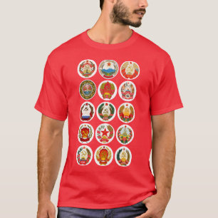 Republiken der sowjetischen Gewerkschaft T-Shirt