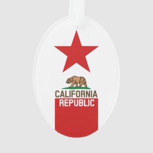 RÉPUBLIQUE DE CALIFORNIE Drapeau de l'État étoile 