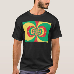 République du Cameroun Fünf-Sterne-Design T-Shirt