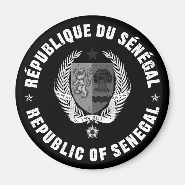 Republique Du Senegal Magnet (Vorne)