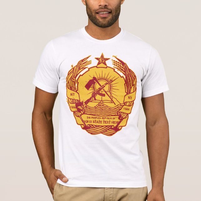 République populaire de… T-shirt personnalisable (Devant)