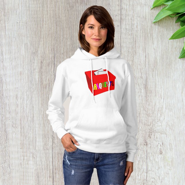 Request Box Womens Hoodie (Von Creator hochgeladen)