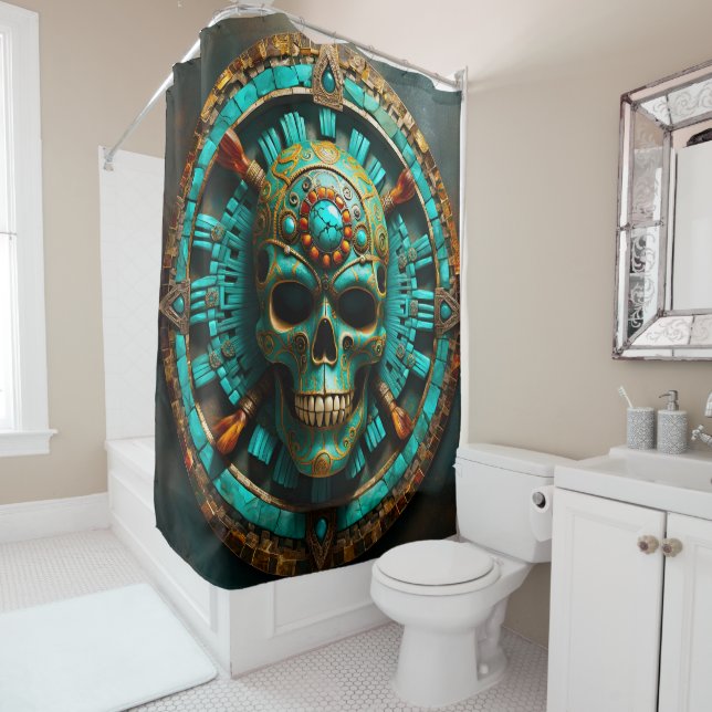 Requiem cosmique Précieux 14 rideau de douche (En situation)