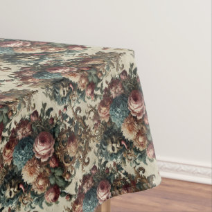 Requiem Rhapsody - Gothic Floral Tischdecke