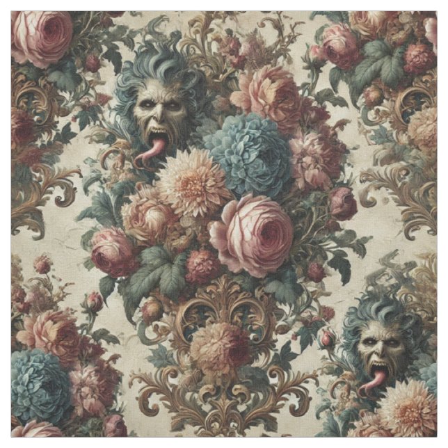 Requiem Rhapsody - Gothic Statement Tile Stoff (Muster)