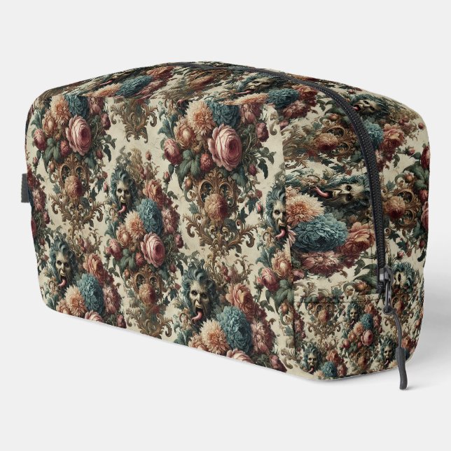 Requiem Rhapsody — Gothic Viktorianisch Waschbeutel (Rechte Ecke)