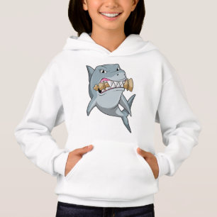 Requin aux échecs avec pièce d'échecs King