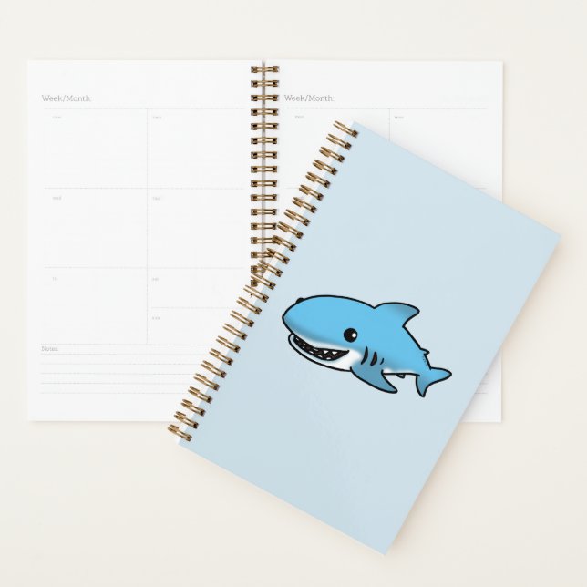 requin bleu mignon (Devant avec enveloppe)