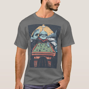 Requins Jouant Billard Pullover