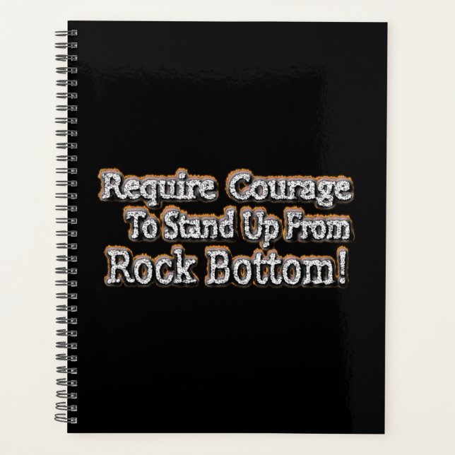 "Require Courage" Joli Design. Commandez dès maint (Devant)