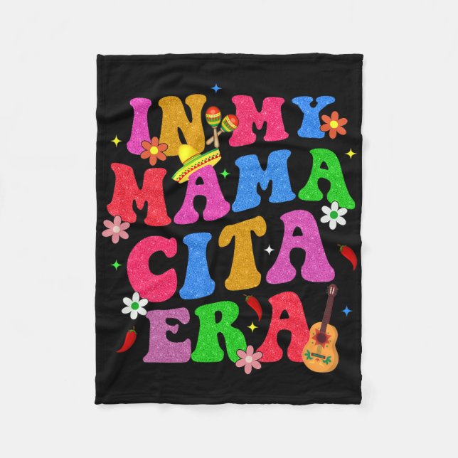 Rero Groovy Cinco de Mayo in meinem Mamacita-Schus Fleecedecke (Vorderseite)