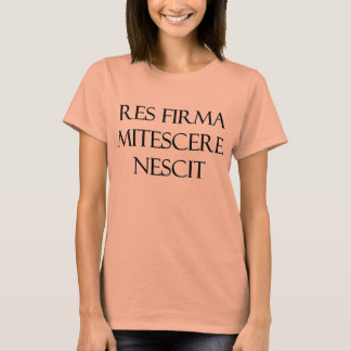 Res Firma Mitescere Nesce Ladys Burnout T-Shirt