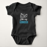 Res No Buddy like my Grandson Funny Matching Gesch Baby Strampler<br><div class="desc">Res No Buddy like my Grandson Funny Matching Geschenk</div>