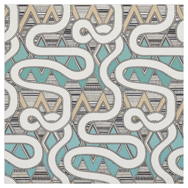RESA aqua Stoff (Muster)