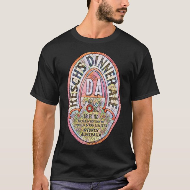 RESCHS DA Beer Label Dinner Ale Dirty Annie girl T-Shirt (Vorderseite)