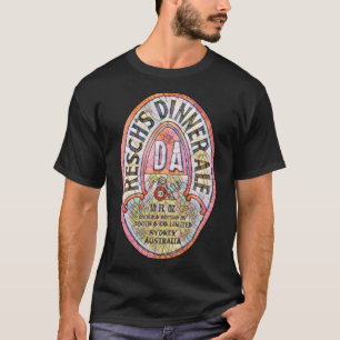 RESCHS DA Bier Etikett Abendessen Ale Dirty Annie T-Shirt