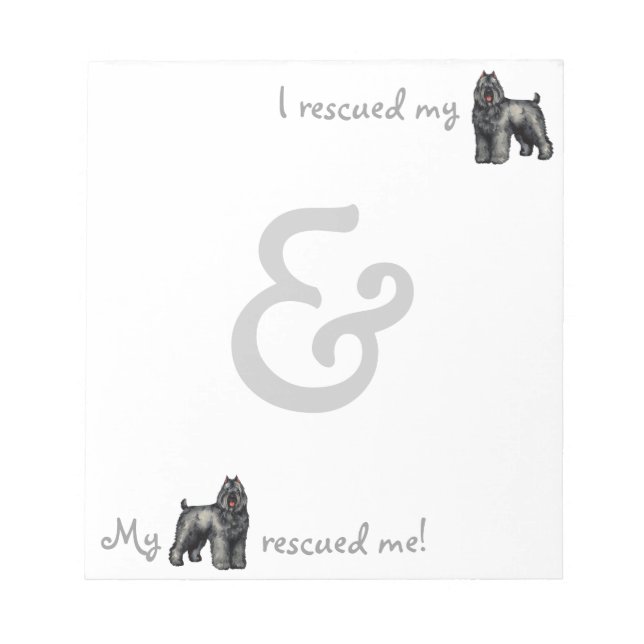 Rescue Bouvier Notizblock (Vorderseite)