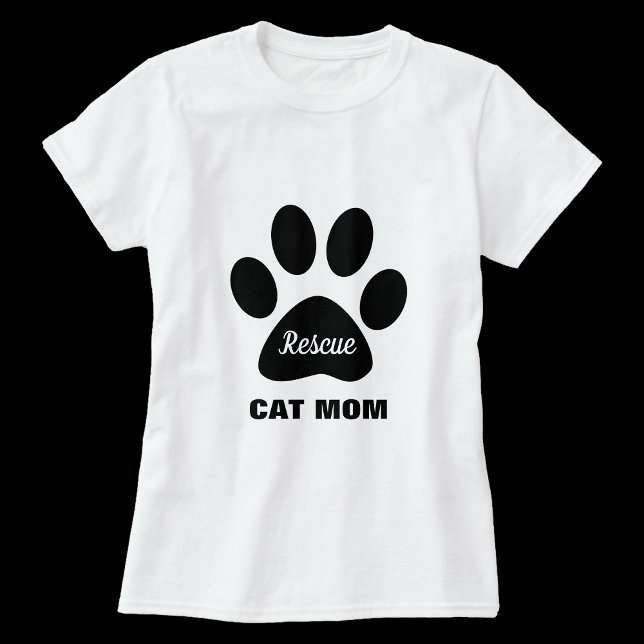 Rescue Cat Mama Tshirt (Von Creator hochgeladen)