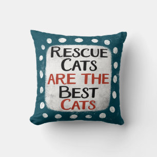 Rescue Cats sind die besten Katzenwurfkissen Kissen