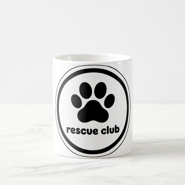 Rescue Club – United by Paws Kaffeetasse (Mittel)