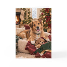Rescue Dog First Christmas Card