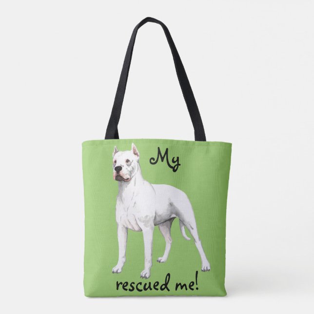 Rescue Dogo Argentino Tasche (Rückseite)