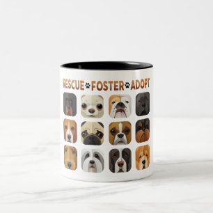 Rescue Foster Adoptiert Tasse