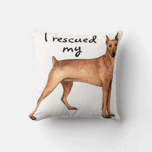 Rescue German Pinscher Kissen