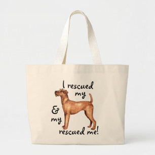 Rescue Irish Terrier Jumbo Stoffbeutel