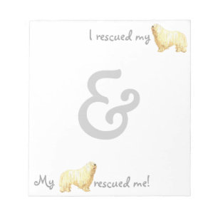 Rescue Komondor Notizblock