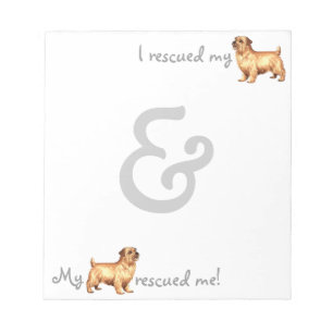 Rescue Norfolk Terrier Notizblock