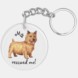 Rescue Norwich Terrier Schlüsselanhänger
