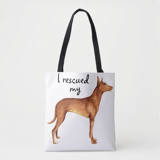 Rescue Pharaoh Hound Tasche (Vorderseite)