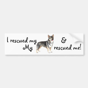 Rescue Swedish Vallhund Autoaufkleber