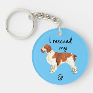 Rescue Welsh Springer Spaniel Schlüsselanhänger