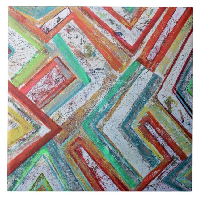 Réseau 6 x 6 Carreaux en céramique (Devant)