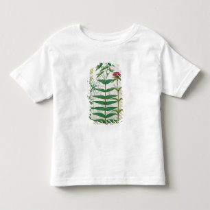 Reseda, Euphorbiengummi und Dianthus Kleinkind T-shirt