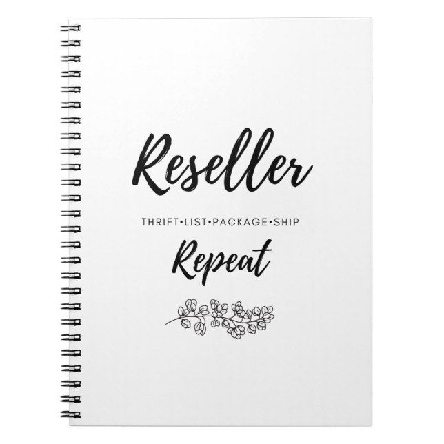 Reseller Inventory Journal Notizblock (Vorderseite)