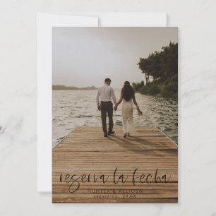 Reserva La Fecha Modern Photo Invitation