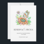 Reserva la Fecha Quinceañeras Mariposas Save The Date<br><div class="desc">Anuncia el comienzo de un viaje denkwürdige con nuestras tarjetas de "Reserva la Fecha" para Quinceañeras. Elaboradas con elegancia y estilo, esta opción establece el tono perfect to para tu próxima feiración. Diseñadas con la esencia de la tradición y el encanto, nuestras tarjetas de "Reserva la Fecha" para Quinceañeras capturan...</div>